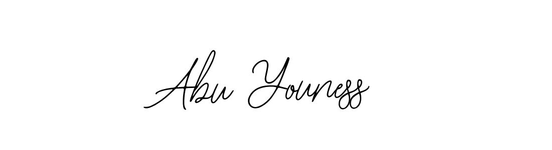 Also You can easily find your signature by using the search form. We will create Abu Youness name handwritten signature images for you free of cost using Bearetta-2O07w sign style. Abu Youness signature style 12 images and pictures png