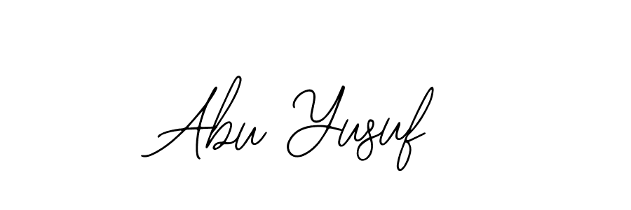 Similarly Bearetta-2O07w is the best handwritten signature design. Signature creator online .You can use it as an online autograph creator for name Abu Yusuf. Abu Yusuf signature style 12 images and pictures png