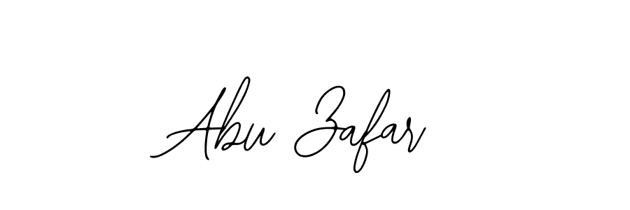 You should practise on your own different ways (Bearetta-2O07w) to write your name (Abu Zafar) in signature. don't let someone else do it for you. Abu Zafar signature style 12 images and pictures png