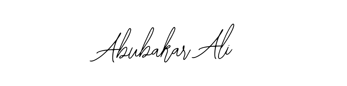 You should practise on your own different ways (Bearetta-2O07w) to write your name (Abubakar Ali) in signature. don't let someone else do it for you. Abubakar Ali signature style 12 images and pictures png