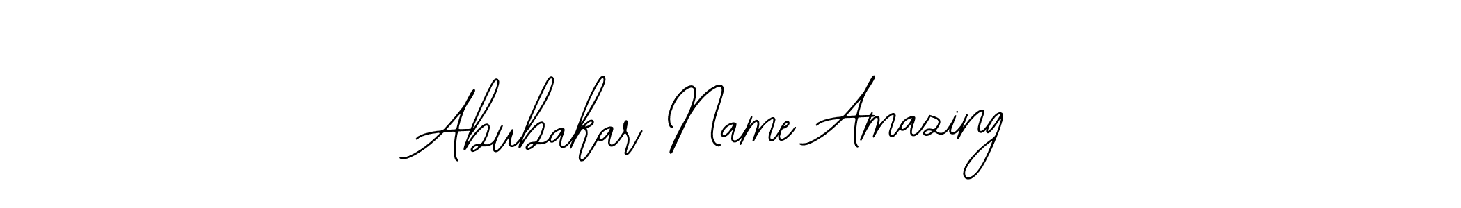 How to make Abubakar Name Amazing name signature. Use Bearetta-2O07w style for creating short signs online. This is the latest handwritten sign. Abubakar Name Amazing signature style 12 images and pictures png