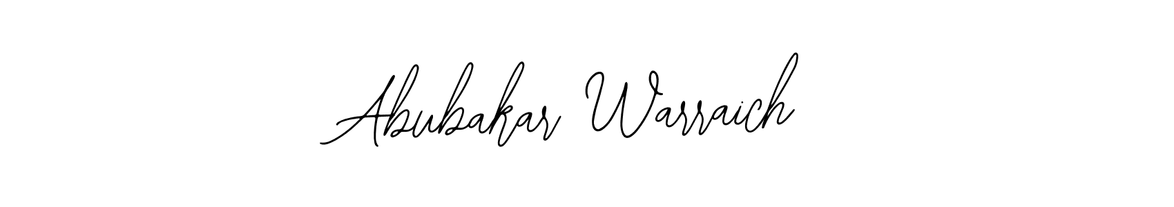 Design your own signature with our free online signature maker. With this signature software, you can create a handwritten (Bearetta-2O07w) signature for name Abubakar Warraich. Abubakar Warraich signature style 12 images and pictures png