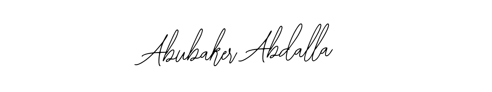 Also You can easily find your signature by using the search form. We will create Abubaker Abdalla name handwritten signature images for you free of cost using Bearetta-2O07w sign style. Abubaker Abdalla signature style 12 images and pictures png