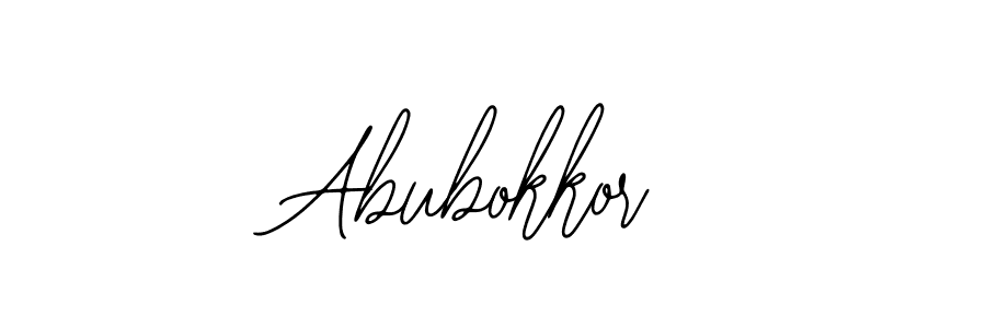 Make a beautiful signature design for name Abubokkor. With this signature (Bearetta-2O07w) style, you can create a handwritten signature for free. Abubokkor signature style 12 images and pictures png