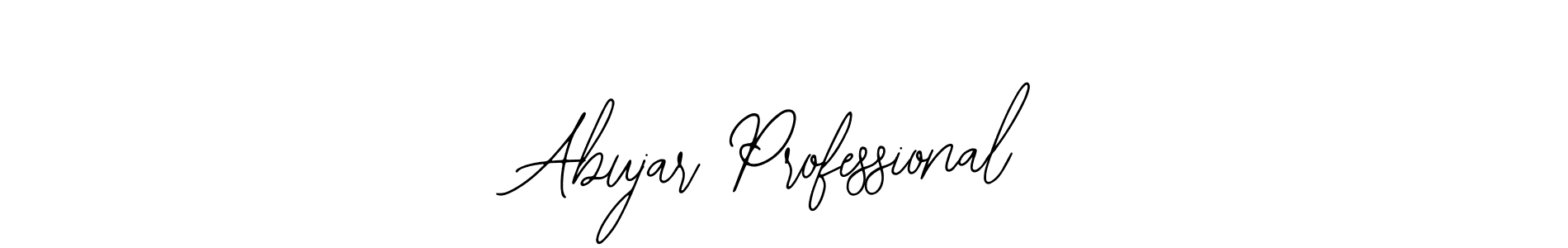 Design your own signature with our free online signature maker. With this signature software, you can create a handwritten (Bearetta-2O07w) signature for name Abujar Professional. Abujar Professional signature style 12 images and pictures png