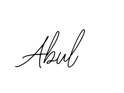 How to make Abul name signature. Use Bearetta-2O07w style for creating short signs online. This is the latest handwritten sign. Abul signature style 12 images and pictures png