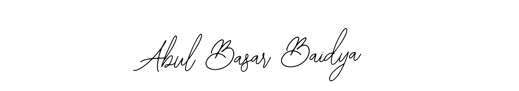 if you are searching for the best signature style for your name Abul Basar Baidya. so please give up your signature search. here we have designed multiple signature styles  using Bearetta-2O07w. Abul Basar Baidya signature style 12 images and pictures png