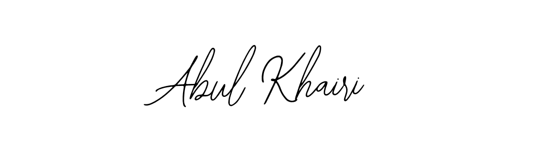 Create a beautiful signature design for name Abul Khairi. With this signature (Bearetta-2O07w) fonts, you can make a handwritten signature for free. Abul Khairi signature style 12 images and pictures png