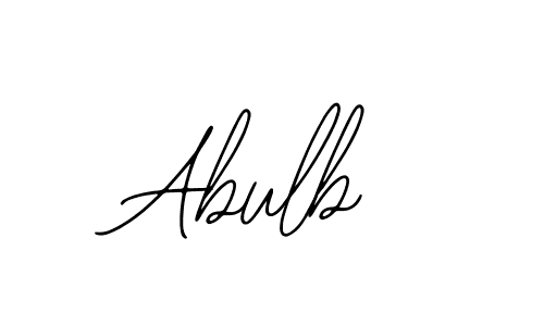 Abulb stylish signature style. Best Handwritten Sign (Bearetta-2O07w) for my name. Handwritten Signature Collection Ideas for my name Abulb. Abulb signature style 12 images and pictures png