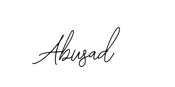 Also You can easily find your signature by using the search form. We will create Abusad name handwritten signature images for you free of cost using Bearetta-2O07w sign style. Abusad signature style 12 images and pictures png