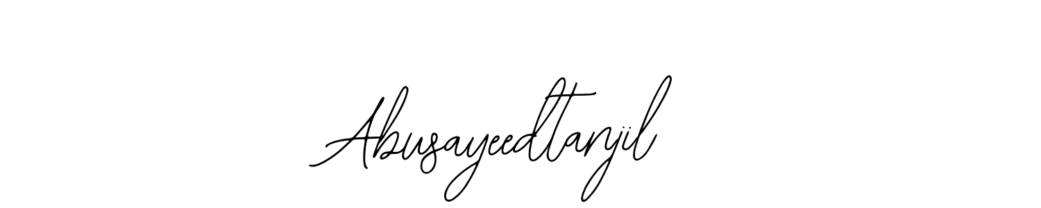 Design your own signature with our free online signature maker. With this signature software, you can create a handwritten (Bearetta-2O07w) signature for name Abusayeedtanjil. Abusayeedtanjil signature style 12 images and pictures png
