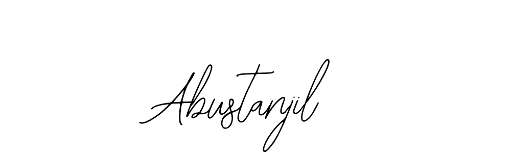 Also You can easily find your signature by using the search form. We will create Abustanjil name handwritten signature images for you free of cost using Bearetta-2O07w sign style. Abustanjil signature style 12 images and pictures png