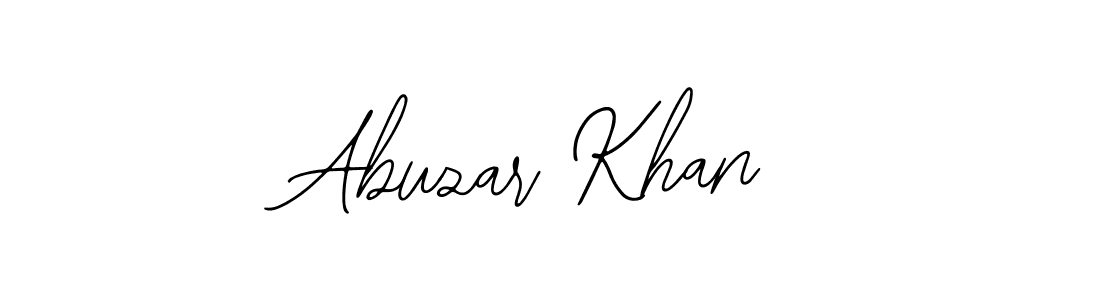 You should practise on your own different ways (Bearetta-2O07w) to write your name (Abuzar Khan) in signature. don't let someone else do it for you. Abuzar Khan signature style 12 images and pictures png