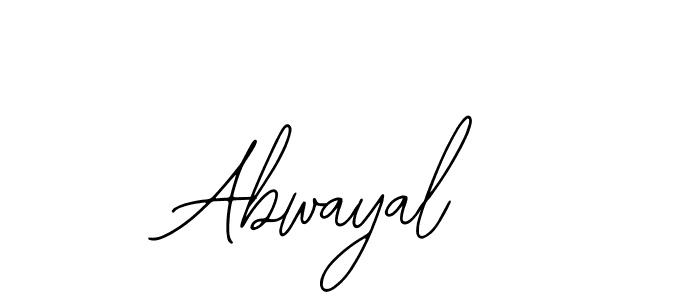 Bearetta-2O07w is a professional signature style that is perfect for those who want to add a touch of class to their signature. It is also a great choice for those who want to make their signature more unique. Get Abwayal name to fancy signature for free. Abwayal signature style 12 images and pictures png