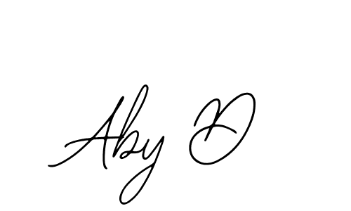 Use a signature maker to create a handwritten signature online. With this signature software, you can design (Bearetta-2O07w) your own signature for name Aby D. Aby D signature style 12 images and pictures png