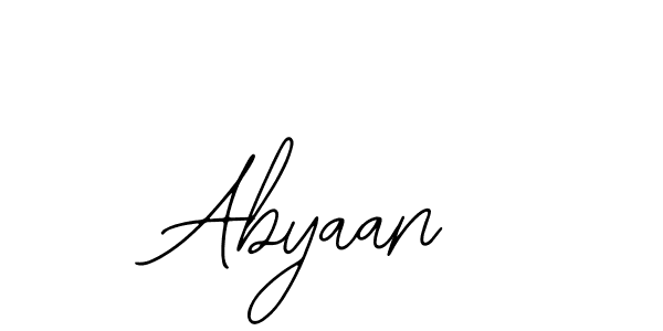 Make a beautiful signature design for name Abyaan. With this signature (Bearetta-2O07w) style, you can create a handwritten signature for free. Abyaan signature style 12 images and pictures png