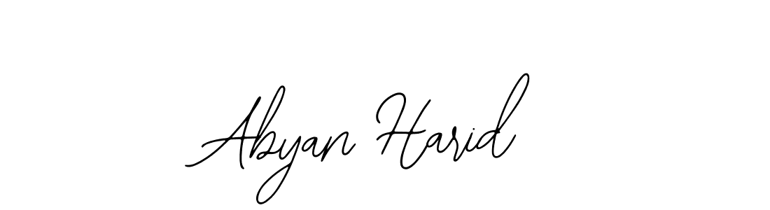 How to Draw Abyan Harid signature style? Bearetta-2O07w is a latest design signature styles for name Abyan Harid. Abyan Harid signature style 12 images and pictures png