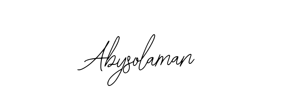 How to Draw Abysolaman signature style? Bearetta-2O07w is a latest design signature styles for name Abysolaman. Abysolaman signature style 12 images and pictures png