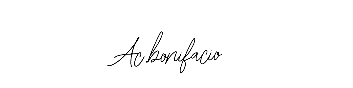 Make a short Ac.bonifacio signature style. Manage your documents anywhere anytime using Bearetta-2O07w. Create and add eSignatures, submit forms, share and send files easily. Ac.bonifacio signature style 12 images and pictures png