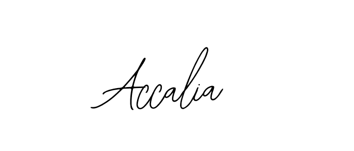 The best way (Bearetta-2O07w) to make a short signature is to pick only two or three words in your name. The name Accalia include a total of six letters. For converting this name. Accalia signature style 12 images and pictures png