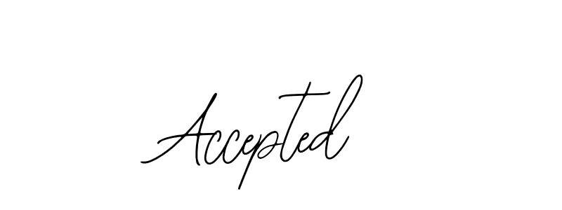 Accepted stylish signature style. Best Handwritten Sign (Bearetta-2O07w) for my name. Handwritten Signature Collection Ideas for my name Accepted. Accepted signature style 12 images and pictures png