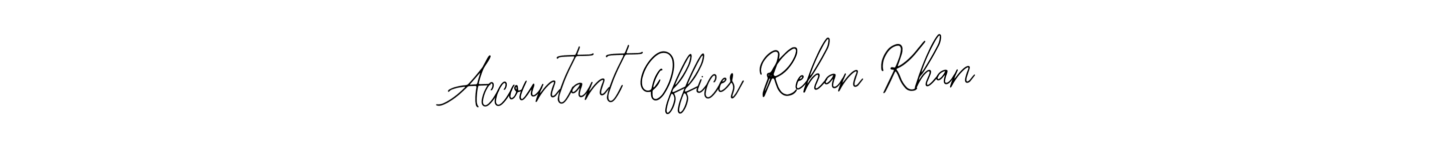 Similarly Bearetta-2O07w is the best handwritten signature design. Signature creator online .You can use it as an online autograph creator for name Accountant Officer Rehan Khan. Accountant Officer Rehan Khan signature style 12 images and pictures png