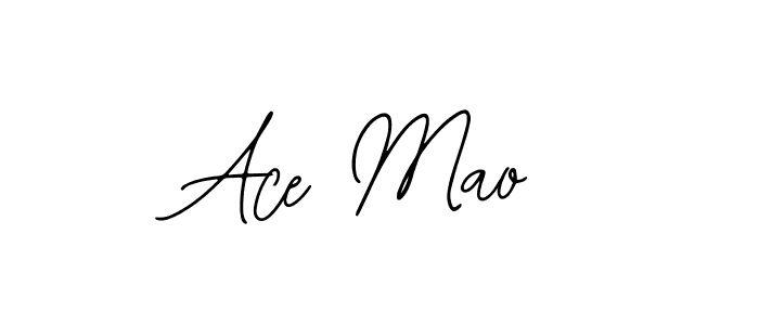Use a signature maker to create a handwritten signature online. With this signature software, you can design (Bearetta-2O07w) your own signature for name Ace Mao. Ace Mao signature style 12 images and pictures png