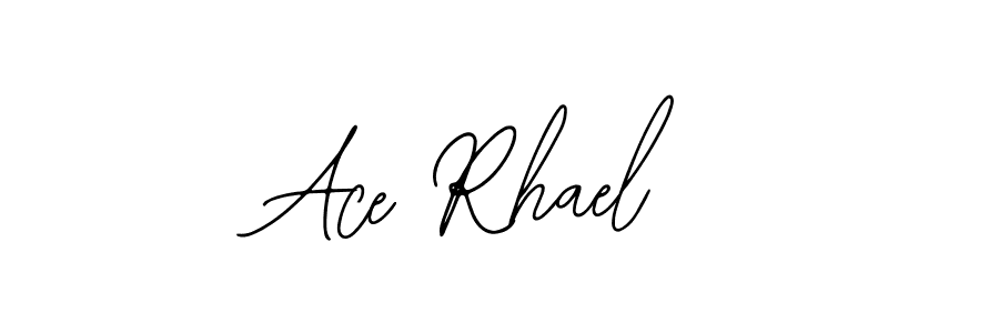 Use a signature maker to create a handwritten signature online. With this signature software, you can design (Bearetta-2O07w) your own signature for name Ace Rhael. Ace Rhael signature style 12 images and pictures png