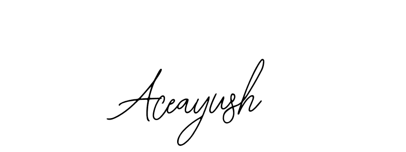 Also You can easily find your signature by using the search form. We will create Aceayush name handwritten signature images for you free of cost using Bearetta-2O07w sign style. Aceayush signature style 12 images and pictures png