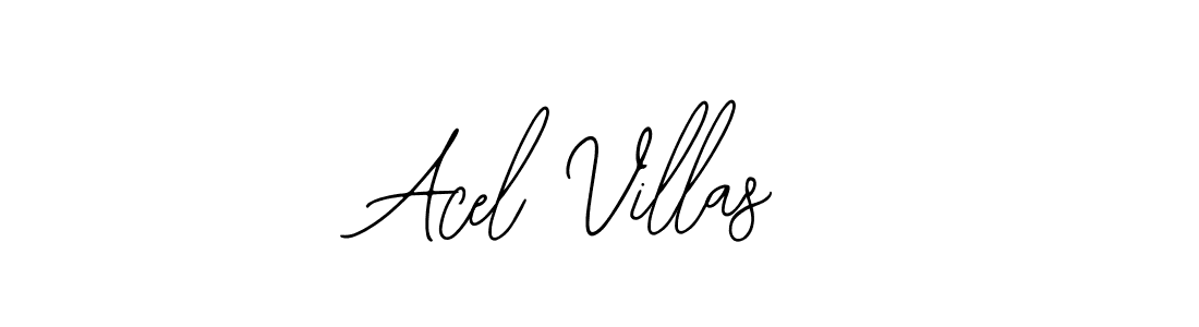 Design your own signature with our free online signature maker. With this signature software, you can create a handwritten (Bearetta-2O07w) signature for name Acel Villas. Acel Villas signature style 12 images and pictures png