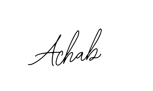 Create a beautiful signature design for name Achab. With this signature (Bearetta-2O07w) fonts, you can make a handwritten signature for free. Achab signature style 12 images and pictures png