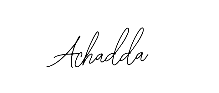 How to Draw Achadda signature style? Bearetta-2O07w is a latest design signature styles for name Achadda. Achadda signature style 12 images and pictures png