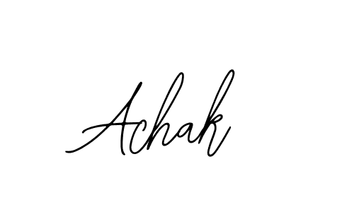 Make a beautiful signature design for name Achak. With this signature (Bearetta-2O07w) style, you can create a handwritten signature for free. Achak signature style 12 images and pictures png