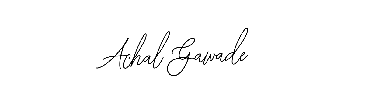 if you are searching for the best signature style for your name Achal Gawade. so please give up your signature search. here we have designed multiple signature styles  using Bearetta-2O07w. Achal Gawade signature style 12 images and pictures png