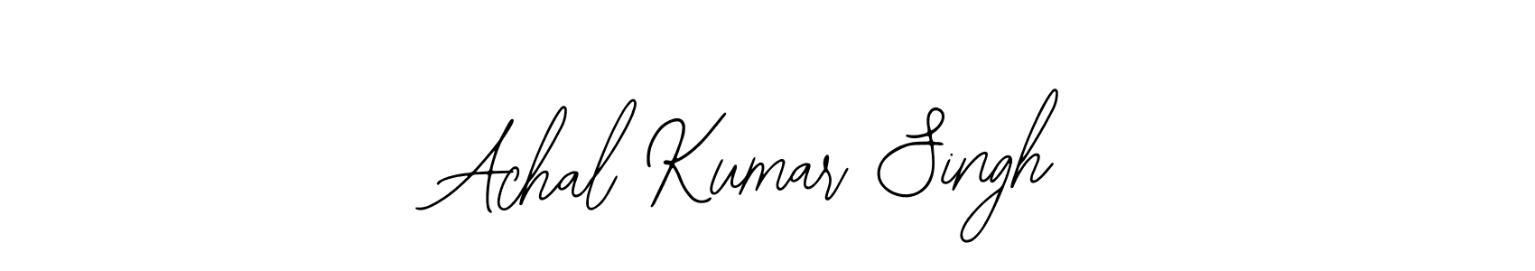 Also we have Achal Kumar Singh name is the best signature style. Create professional handwritten signature collection using Bearetta-2O07w autograph style. Achal Kumar Singh signature style 12 images and pictures png