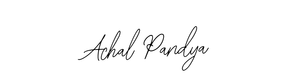 It looks lik you need a new signature style for name Achal Pandya. Design unique handwritten (Bearetta-2O07w) signature with our free signature maker in just a few clicks. Achal Pandya signature style 12 images and pictures png