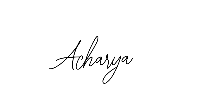 Make a beautiful signature design for name Acharya. With this signature (Bearetta-2O07w) style, you can create a handwritten signature for free. Acharya signature style 12 images and pictures png