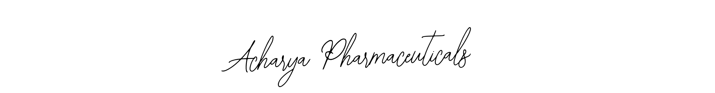 How to make Acharya Pharmaceuticals signature? Bearetta-2O07w is a professional autograph style. Create handwritten signature for Acharya Pharmaceuticals name. Acharya Pharmaceuticals signature style 12 images and pictures png