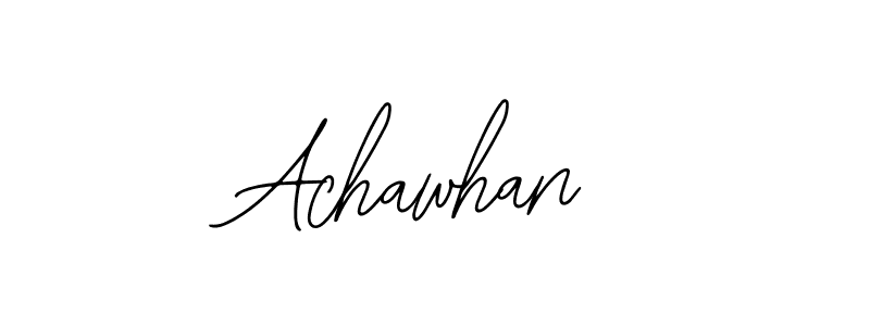 Bearetta-2O07w is a professional signature style that is perfect for those who want to add a touch of class to their signature. It is also a great choice for those who want to make their signature more unique. Get Achawhan name to fancy signature for free. Achawhan signature style 12 images and pictures png