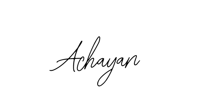 Create a beautiful signature design for name Achayan. With this signature (Bearetta-2O07w) fonts, you can make a handwritten signature for free. Achayan signature style 12 images and pictures png