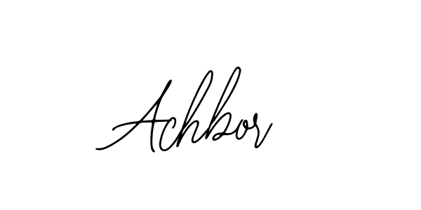 Similarly Bearetta-2O07w is the best handwritten signature design. Signature creator online .You can use it as an online autograph creator for name Achbor. Achbor signature style 12 images and pictures png