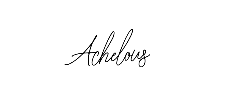 Also we have Achelous name is the best signature style. Create professional handwritten signature collection using Bearetta-2O07w autograph style. Achelous signature style 12 images and pictures png