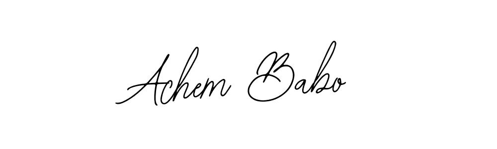 Also we have Achem Babo name is the best signature style. Create professional handwritten signature collection using Bearetta-2O07w autograph style. Achem Babo signature style 12 images and pictures png