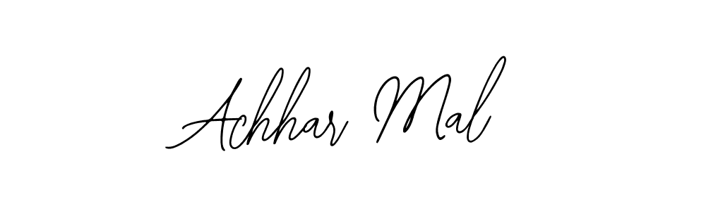 How to make Achhar Mal signature? Bearetta-2O07w is a professional autograph style. Create handwritten signature for Achhar Mal name. Achhar Mal signature style 12 images and pictures png