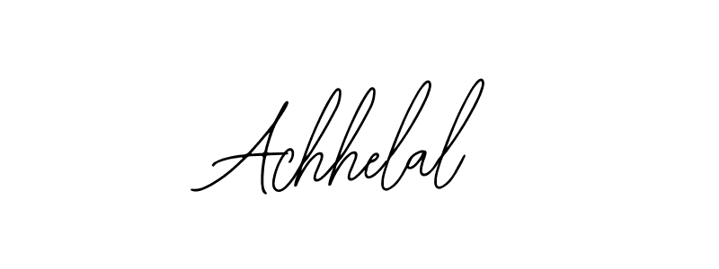 Make a beautiful signature design for name Achhelal. With this signature (Bearetta-2O07w) style, you can create a handwritten signature for free. Achhelal signature style 12 images and pictures png