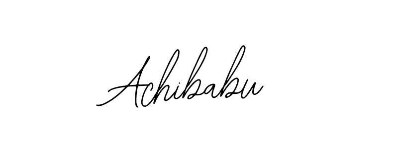 The best way (Bearetta-2O07w) to make a short signature is to pick only two or three words in your name. The name Achibabu include a total of six letters. For converting this name. Achibabu signature style 12 images and pictures png