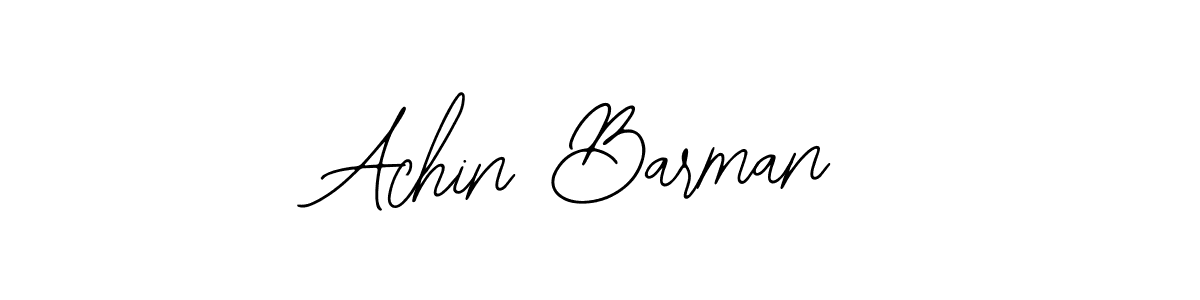 Bearetta-2O07w is a professional signature style that is perfect for those who want to add a touch of class to their signature. It is also a great choice for those who want to make their signature more unique. Get Achin Barman name to fancy signature for free. Achin Barman signature style 12 images and pictures png