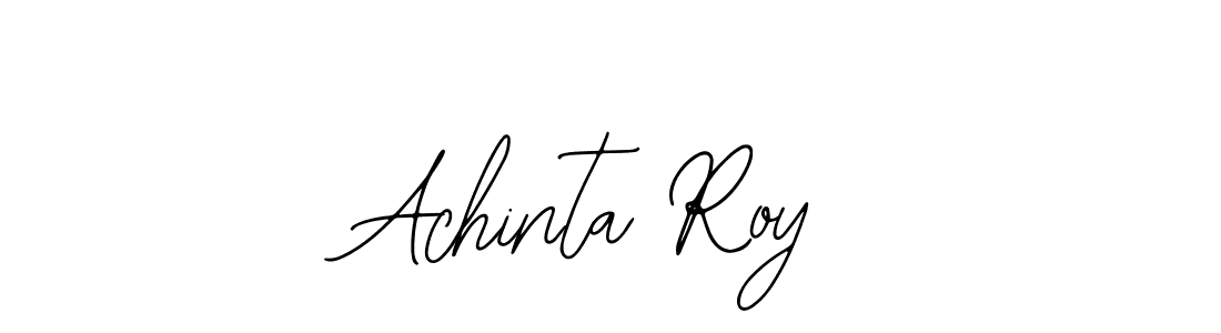 How to make Achinta Roy name signature. Use Bearetta-2O07w style for creating short signs online. This is the latest handwritten sign. Achinta Roy signature style 12 images and pictures png