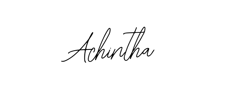 Also You can easily find your signature by using the search form. We will create Achintha name handwritten signature images for you free of cost using Bearetta-2O07w sign style. Achintha signature style 12 images and pictures png