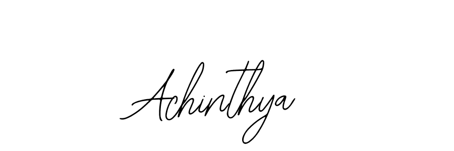 Use a signature maker to create a handwritten signature online. With this signature software, you can design (Bearetta-2O07w) your own signature for name Achinthya. Achinthya signature style 12 images and pictures png